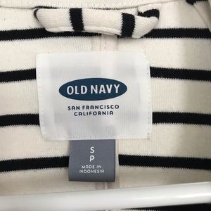 Black and white striped blazer size S